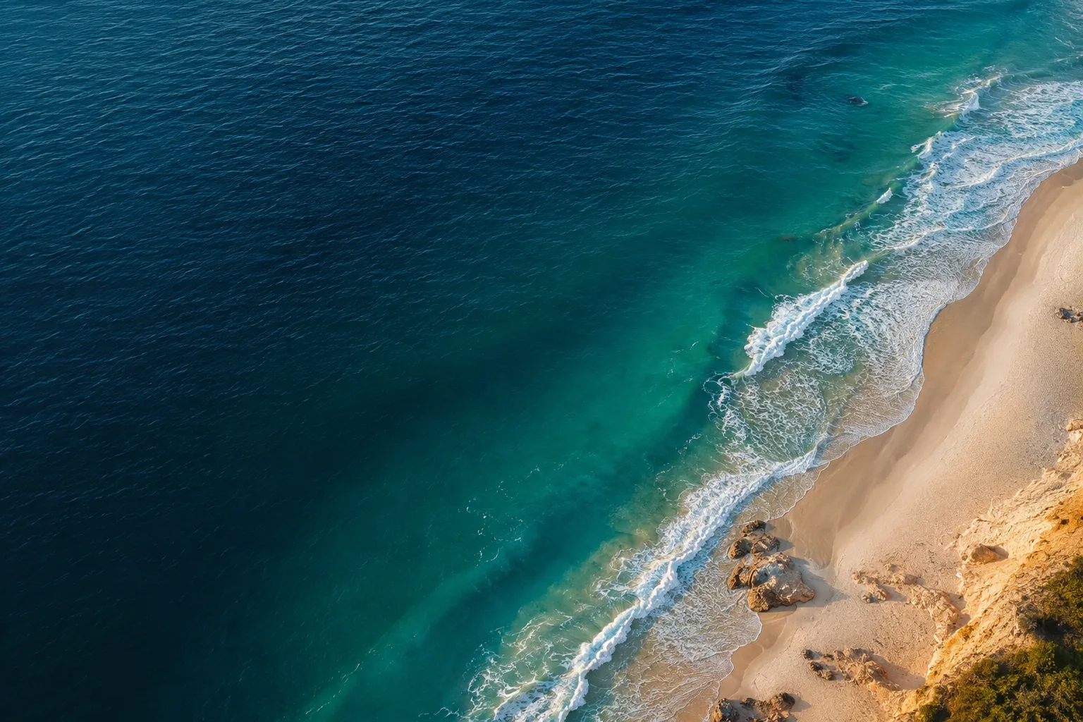 Sunshine Coast coastline — SC Web Aerial view of the Sunshine Coast shoreline and ocean